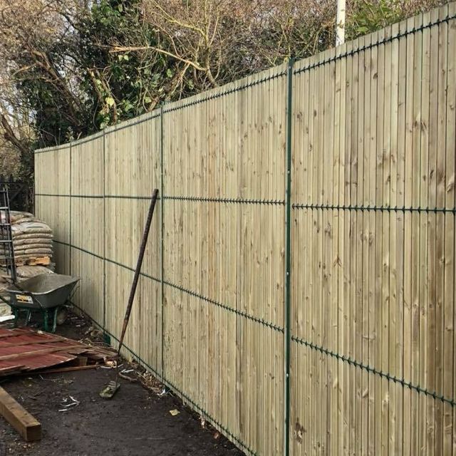 A large site fence
