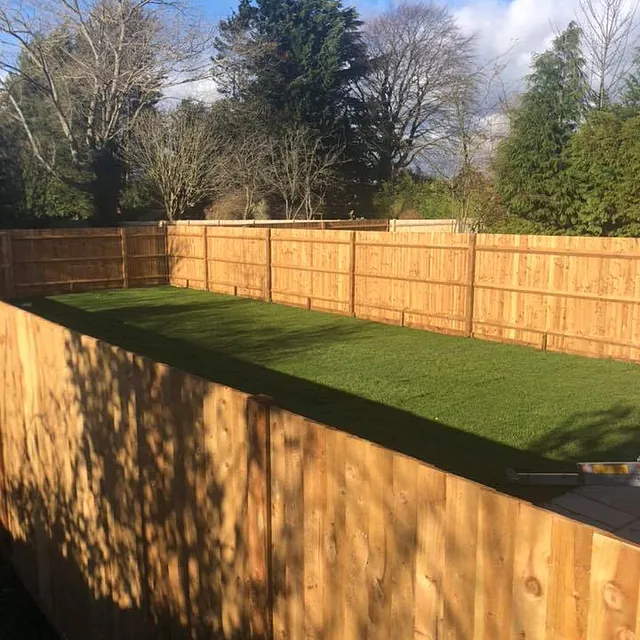 A garden fence