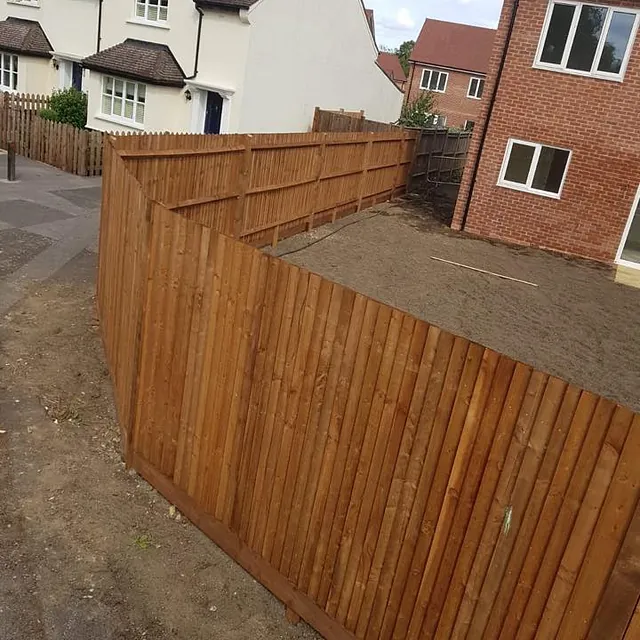 A large garden fence