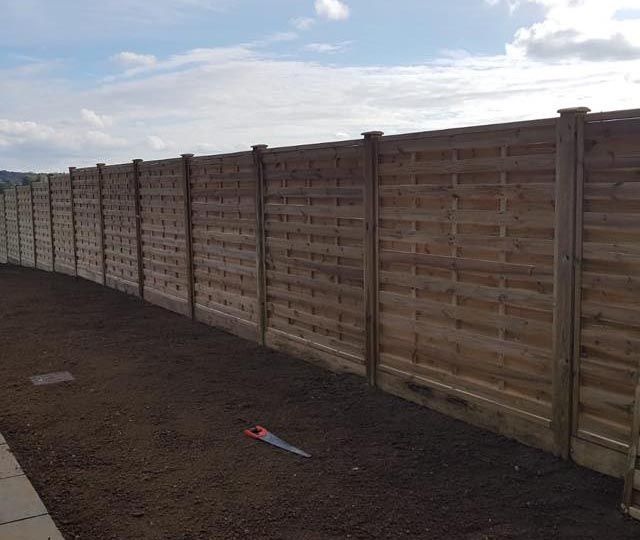 Fencing work we have been doing
