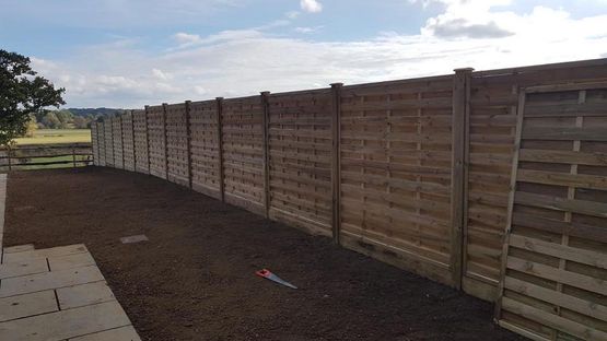 Fencing work we have been doing