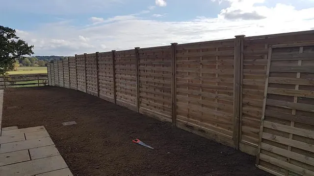 Fencing repairs we have been doing