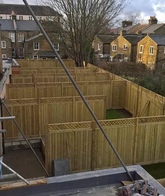 A large fencing project