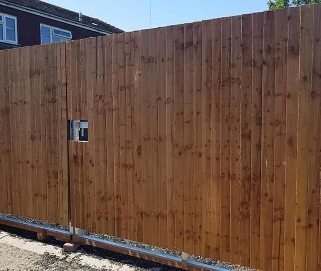 A tall fence project we have worked on