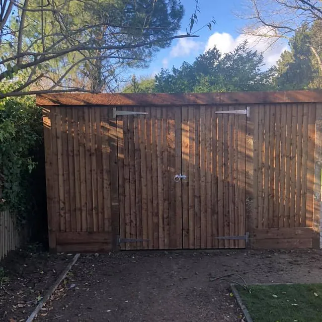 A large fence gate