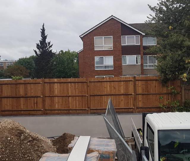 A large fence