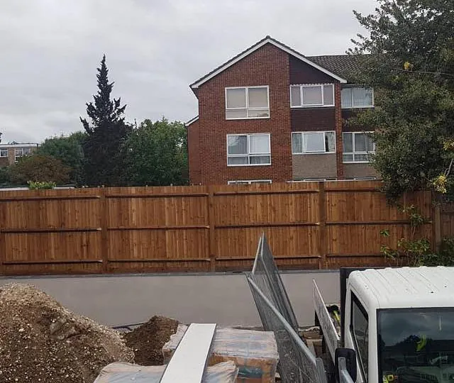 A large fence