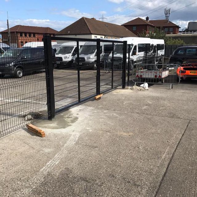 metal fence