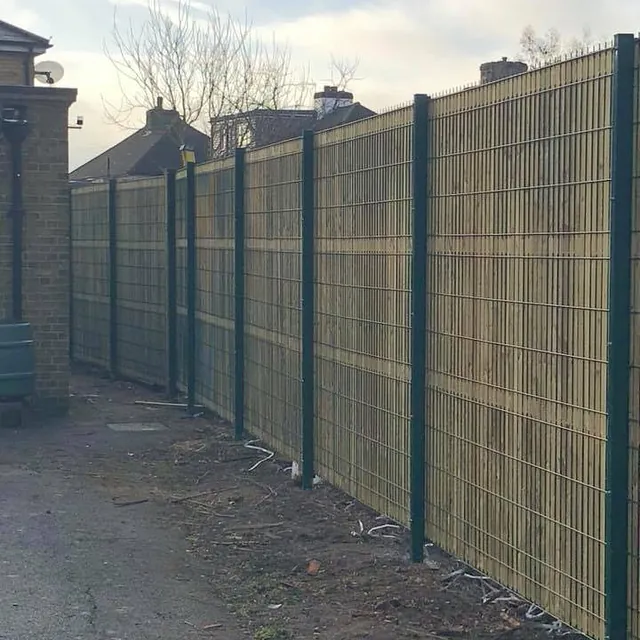 A large fence install